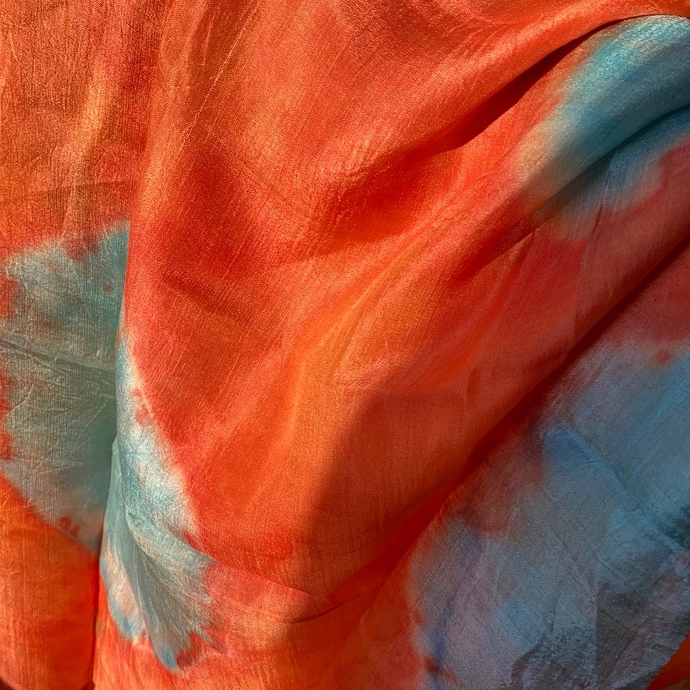 🌼3x$10🌼Tie-die silk scarf